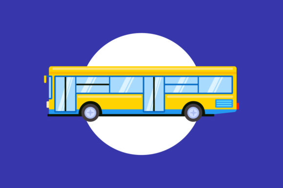 City Bus Vehicle Vector Illustration: A Versatile Tool for Designers and Creators