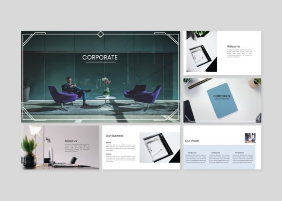 Corporate Planner: A Versatile PowerPoint Template for Dynamic Presentations