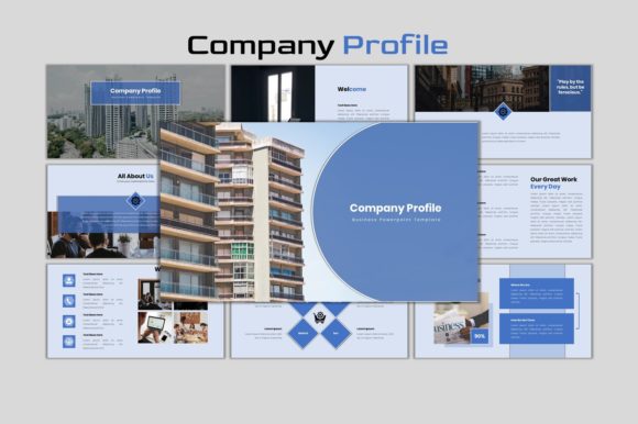 Creative Company Profile PowerPoint Template