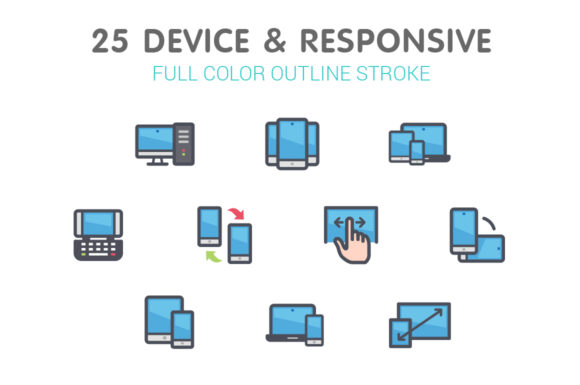 Device Responsive Color Icon: Flexible Design for Modern Projects