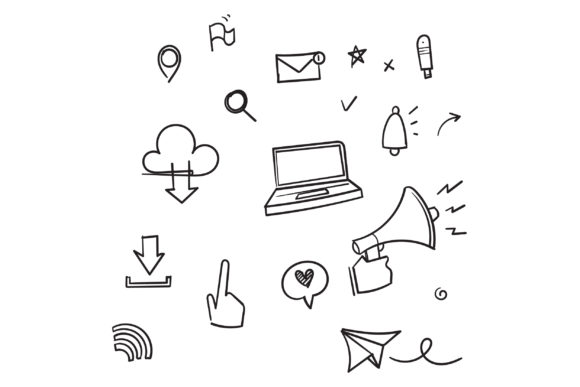 Doodle Social Media Icons: A Creative Touch for Modern Digital Communication