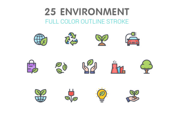 Environment Color Icon: A Versatile Visual Resource for Modern Design Needs