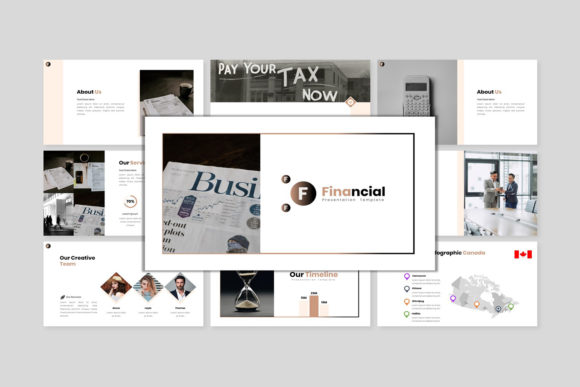Financial Report - PowerPoint Template: A Practical Tool for Modern Presentations