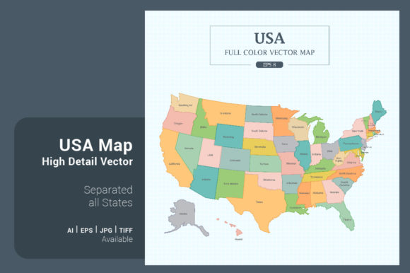 USA Map Design: Versatile Vector Options for Creative Professionals